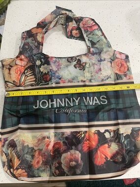 Johnny Was Multicolor Floral & Butterfly Reusable Tote